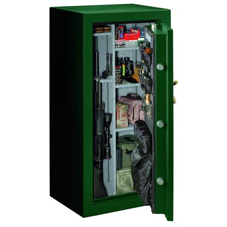 Stack-On 27-30 Gun Safe with Combination Lock, Matte Hunter Green E-30 ...