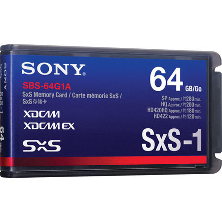 Sony 64GB SxS Memory Card SBS64G1A - Adorama