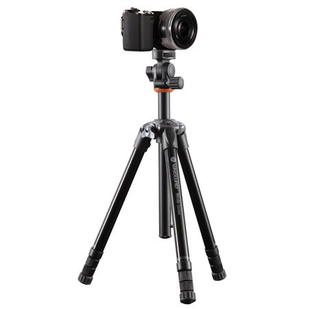 Vanguard Nivelo 204 Black 4-Section Tripod with Pan Head- Maximum Height:  39 3/8