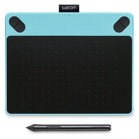 Wacom Intuos Art Pen and Touch Tablet, Small Blue - Adorama