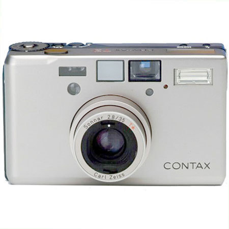 Used Contax T3 35mm Film Camera with Zeiss Sonnar 35mm f/2.8 T* Lens,  Silver 311050