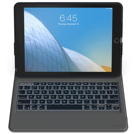 Zagg Rugged Messenger wireless keyboard for 10.2 inch Ipad, Black