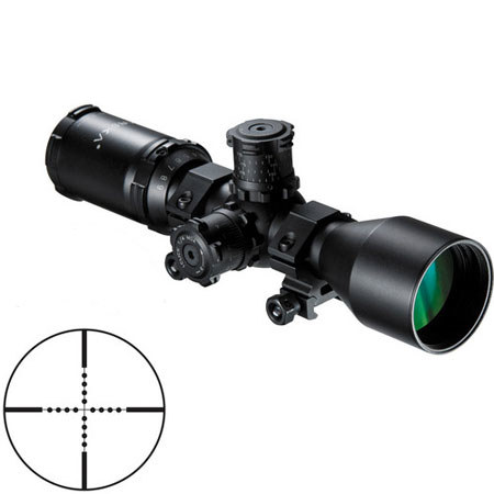 Barska 3-9x40 Contour Compact Riflescope, Matte Black Finish With ...