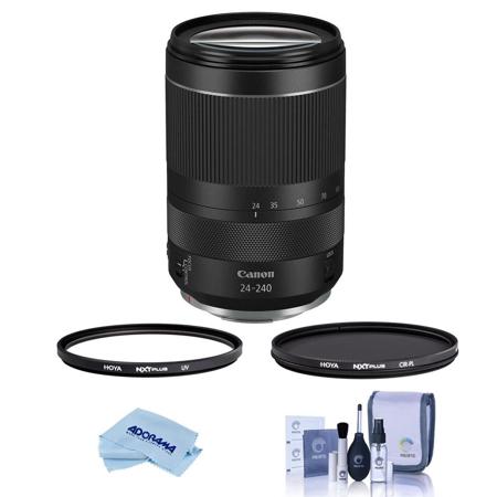 Canon RF 24-240mm f/4-6.3 IS USM Lens with Filter Kit & Cleaning