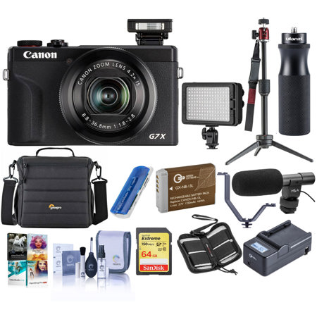 Canon Powershot G7 X Mark Iii Point And Shoot Camera Black With Pro Acc Kit 3637c001 C