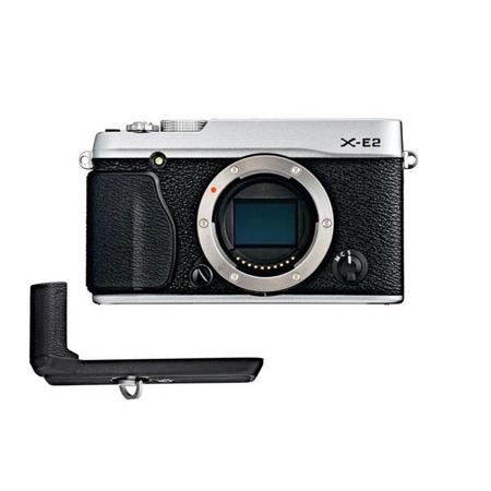 Fujifilm X E2 Mirrorless Digital Camera Body Silver W Fujifilm Hg Xe1 Hand Grip G