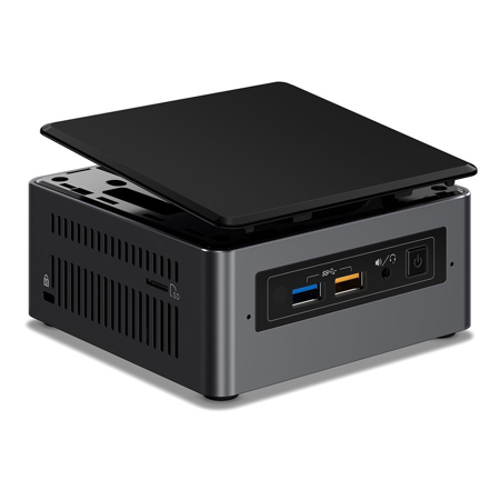 Intel NUC7i5BNH NUC Mini PC Kit, Intel Core i5-7260U 2.2GHz, M.2 and 2. ...