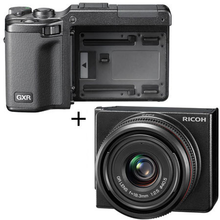 Used Ricoh GXR Interchangeable Unit Body with Ricoh LENS A12 28mm f/2.5  Camera Unit, 12 Megapixel F