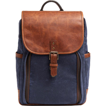 waxed canvas leather backpack