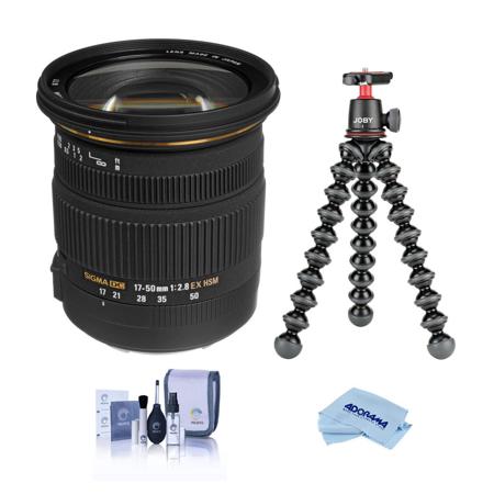 Sigma 17mm 50mm F 2 8 Ex Dc Os Hsm Lens For Nikon Usa W Joby Tripod 5306 T