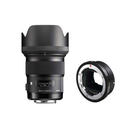 Sigma 50mm F 1 4 Dg Hsm Art Lens For Canon Eos Cameras W Mc 11 Ef To Sony Mt Con Mcc