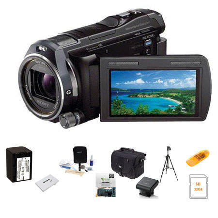 Sony HDR-PJ650 Camcorder, With Advanced Accessory Bundle HDR-PJ650V C