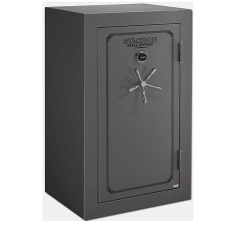 Stack On 36 Gun Safe With Combination Lock And Door Storage Gray Pebble