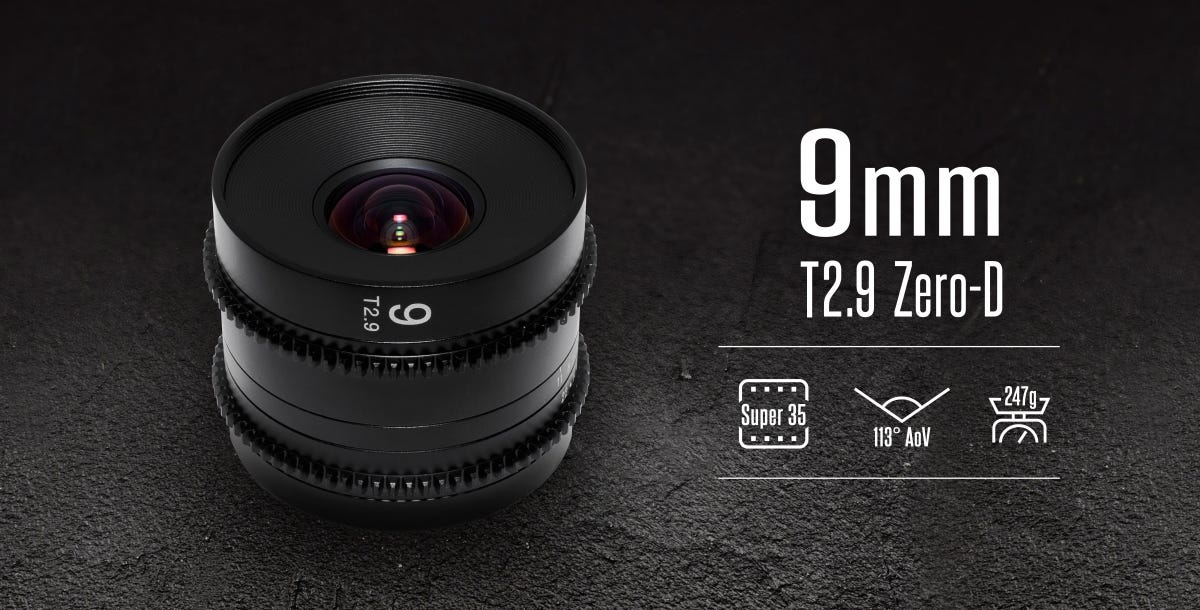 Venus Laowa 9mm T2.9 Zero-D Cine Lens for Fujifilm X VE929FXC