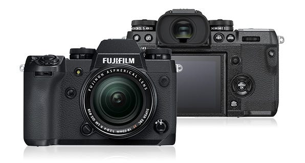 Fujifilm X-H1 24.3MP Mirrorless Digital Camera Body, Black 16568731