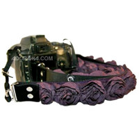 Capturing Couture Plum Organza 1 5 SLR DSLR Camera Strap SLR15 PLRS 