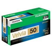 Fujifilm Fuji Velvia RVP 50 120 Color Slide Film, 5 Pack 16329185