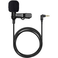 Movo LV-6 Pro Grade Omnidirectional and Cardioid XLR Lavalier Condenser  Microphone Set (48V Phantom Powered)