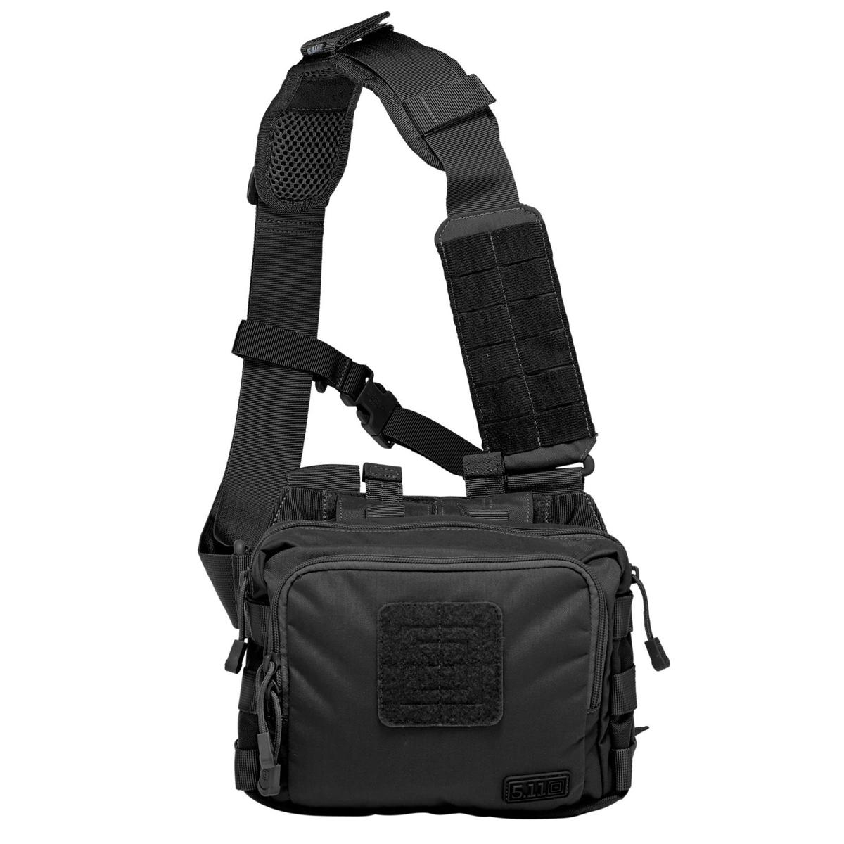 

5.11 Tactical 2 Banger Bag, Holds 2 AR Magazines & Back-up Handgun, Black