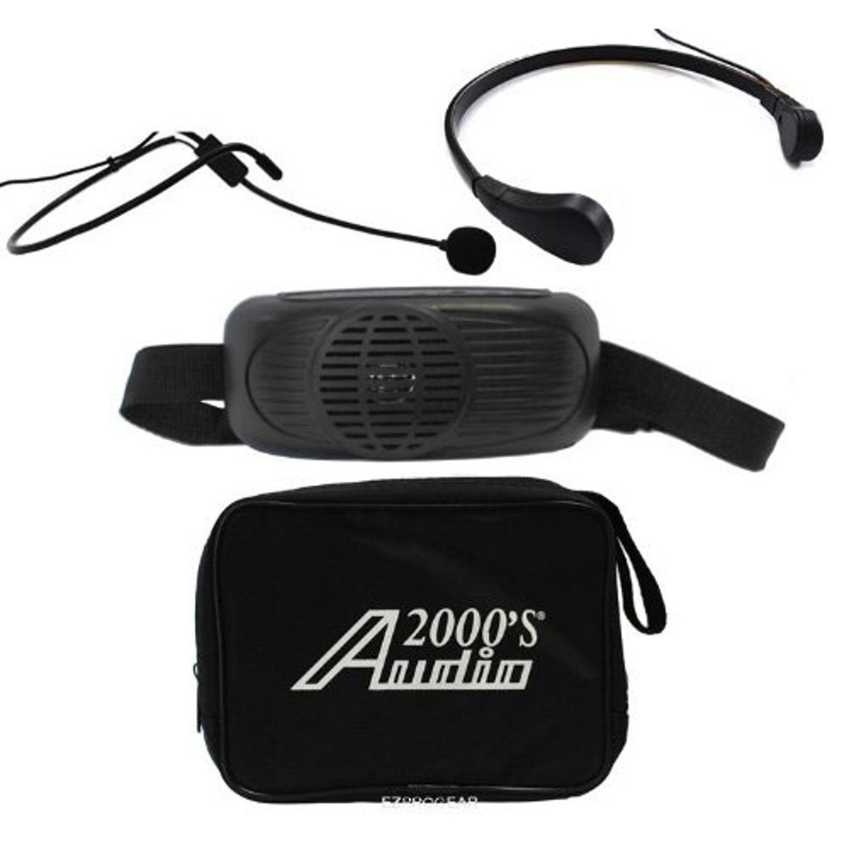 

Audio 2000s AWP6202 7W Waist-Band PA System, Includes Headset Microphone, Black