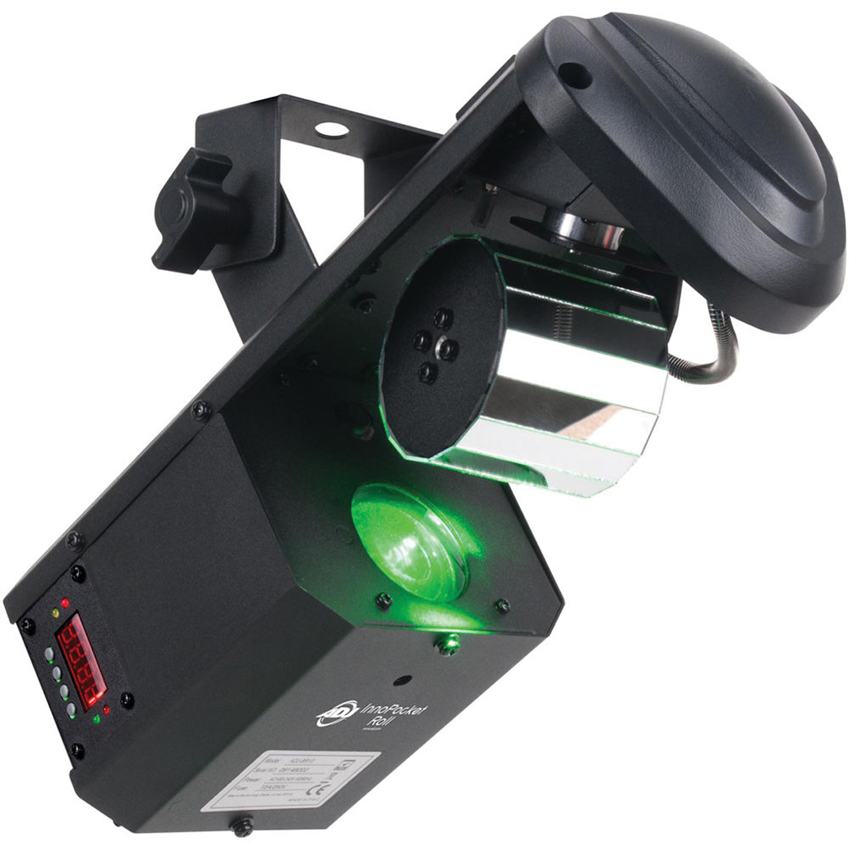 

American DJ Inno Pocket Roll 12W DMX Barrel Mirrored LED Scanner