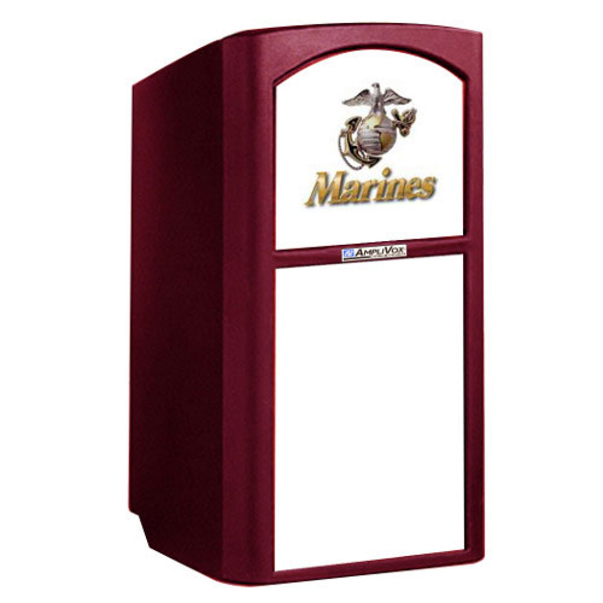 

AmpliVox ST3254 Military Multimedia Lectern with Sound System and Mic, Marines