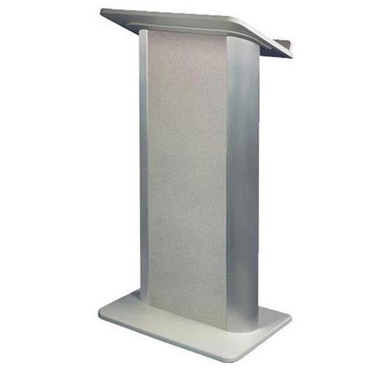 

AmpliVox SW3105 Flat Gray Granite Lectern with Wireless Sound System