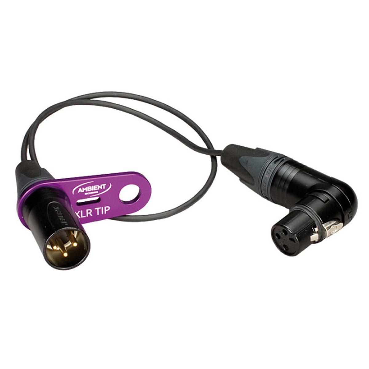 

Ambient Recording 3-Pin XLR Female Right Angle to 3-Pin XLR Male