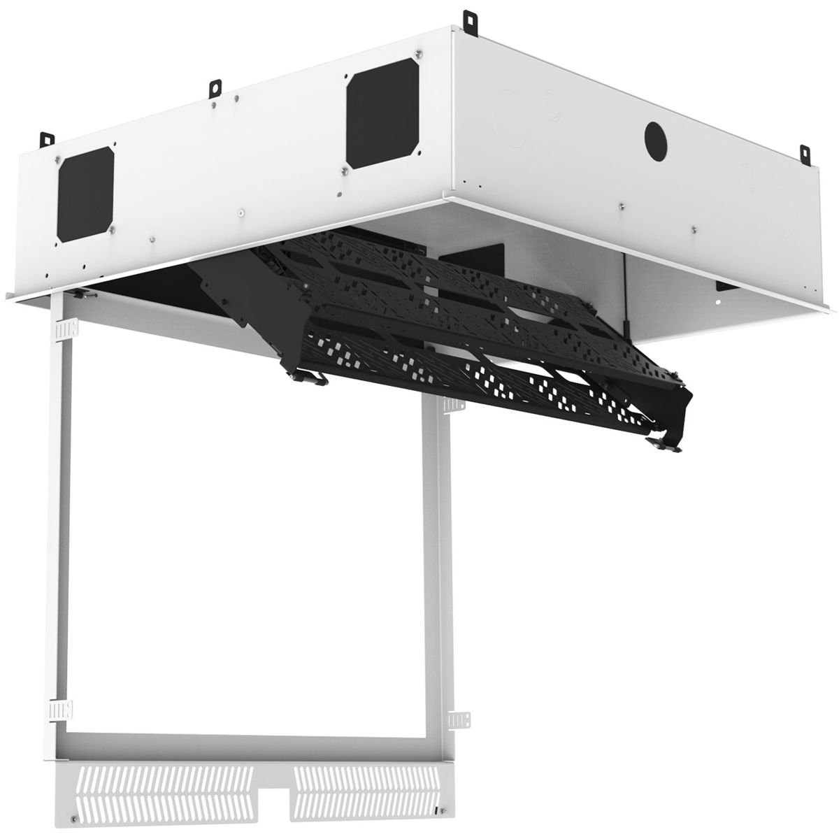 

Atlas Sound CR222-NR 2x2' Ceiling Mount 2RU Rack with Integrated AC Power Pack