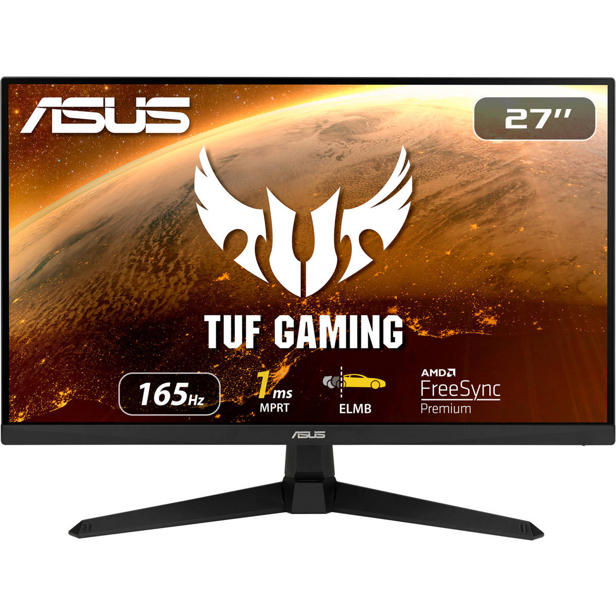 

ASUS TUF VG277Q1A 27" 16:9 FHD 165Hz VA LED Gaming Monitor, Built-In Speakers