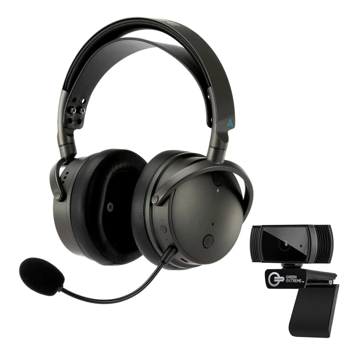 

AUDEZE Maxwell Wireless Over-Ear Gaming Headset for PlayStation 5 + Webcam