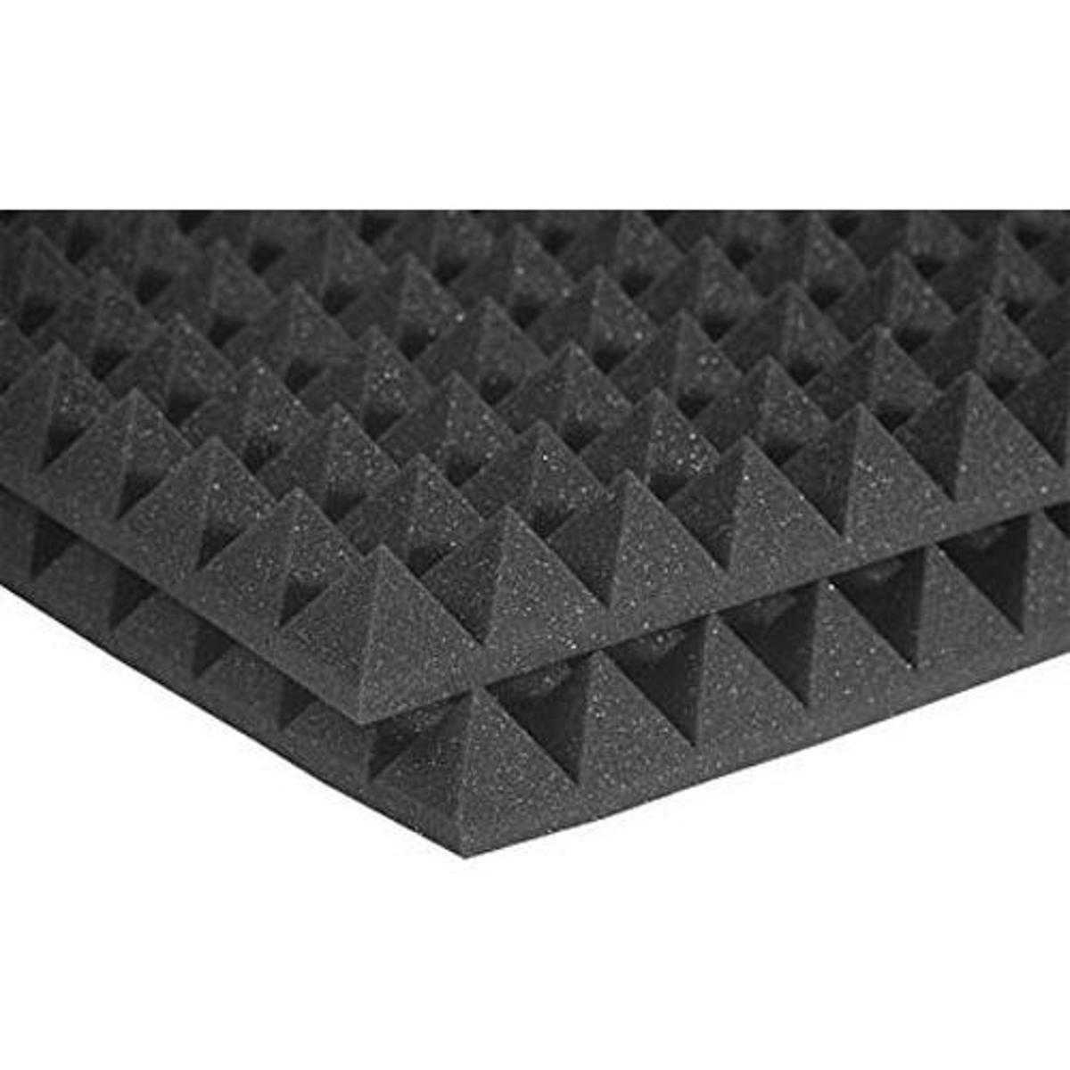 

Auralex 2x24x48" Studiofoam Pyramid Absorption Panels, 12 Pieces, Charcoal