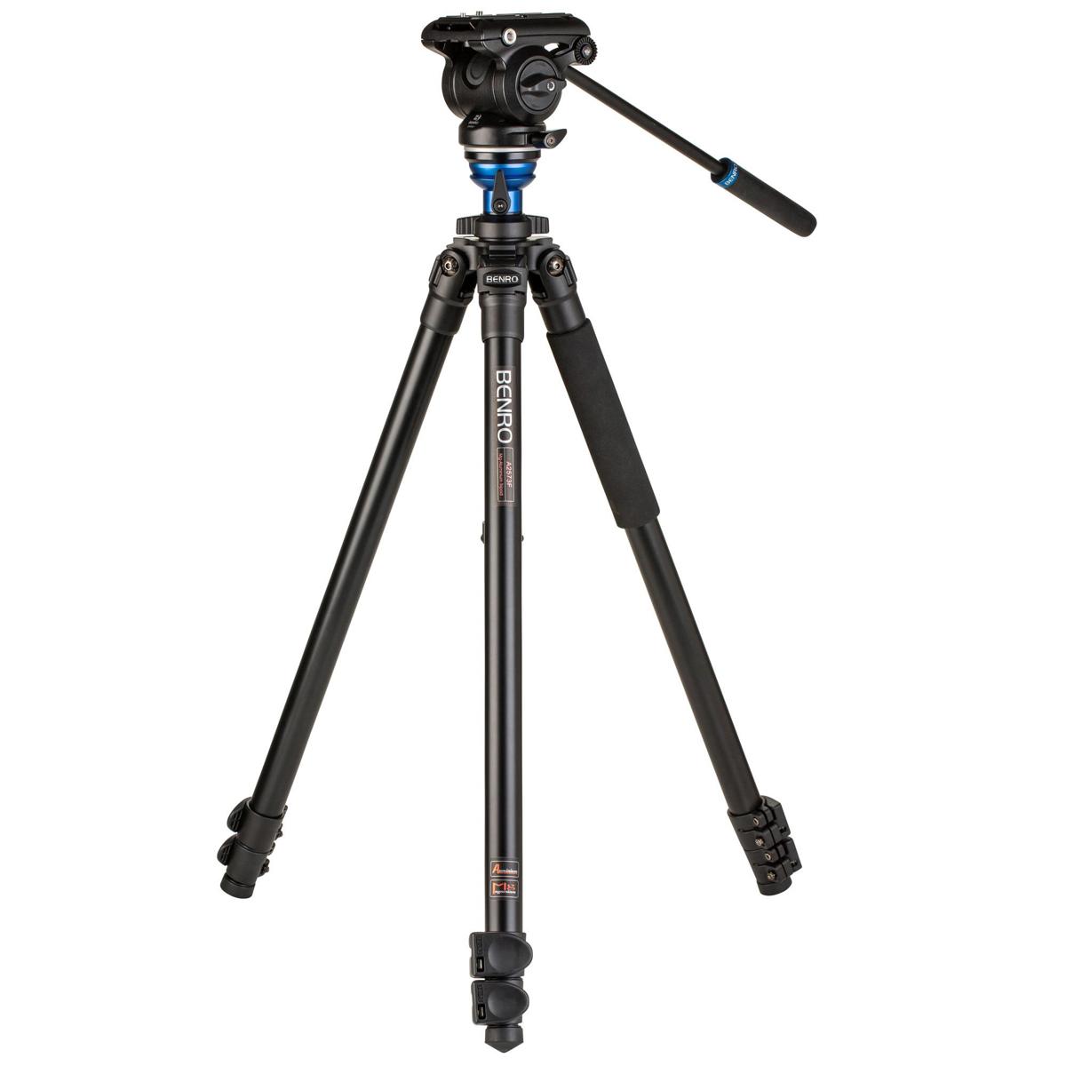 

Benro A2573F 3-Section Aluminum Single Tube Video Tripod with S4PRO Video Head