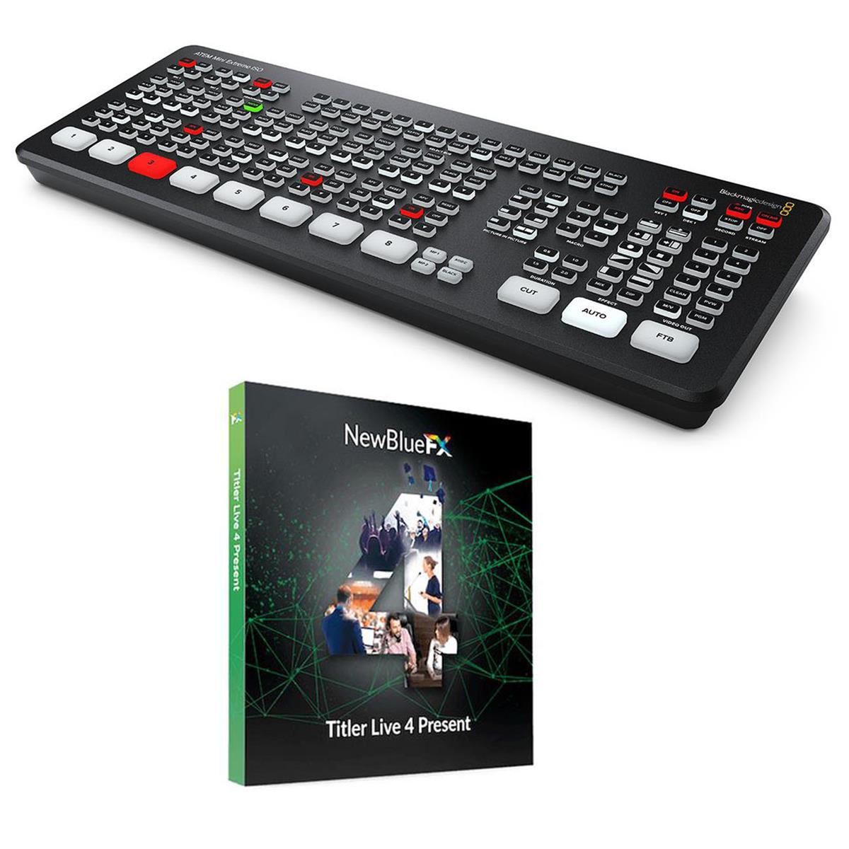 

Blackmagic Design ATEM Mini Extreme W/Titler Live 4 Present Electronic Download