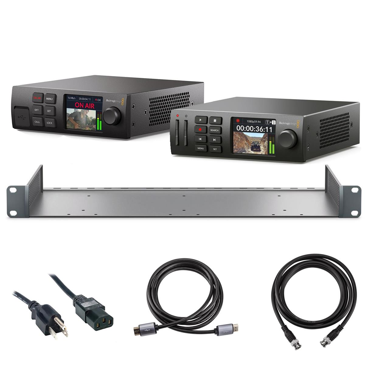 

Blackmagic Design Web Presenter HD with HyperDeck Studio HD Mini & Accessories