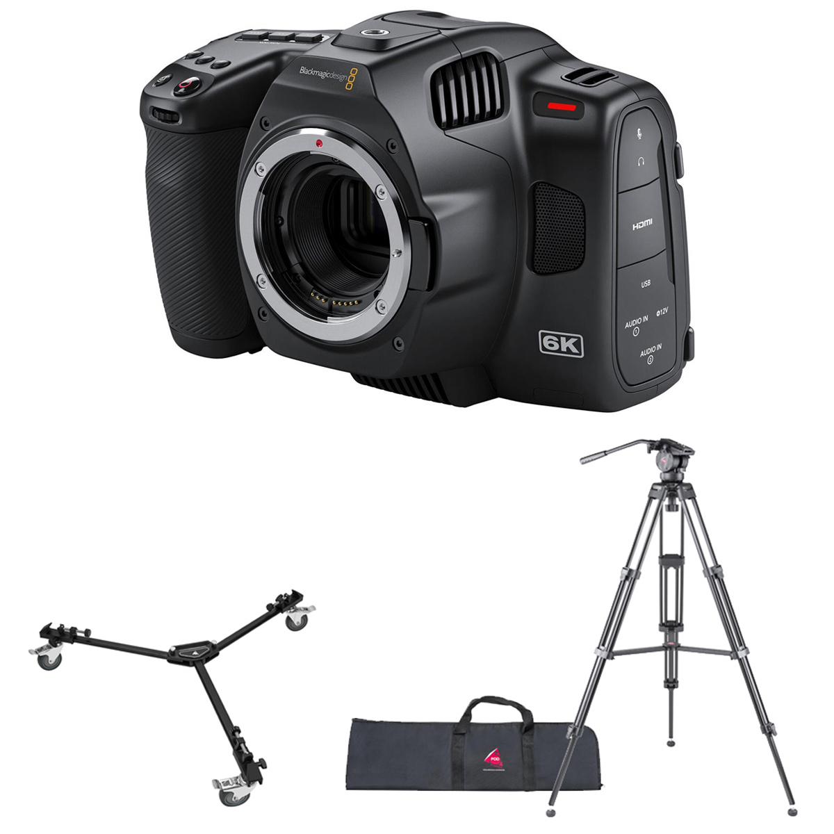 

Blackmagic Design Pocket Cinema Camera 6K Pro with Tripod Kit