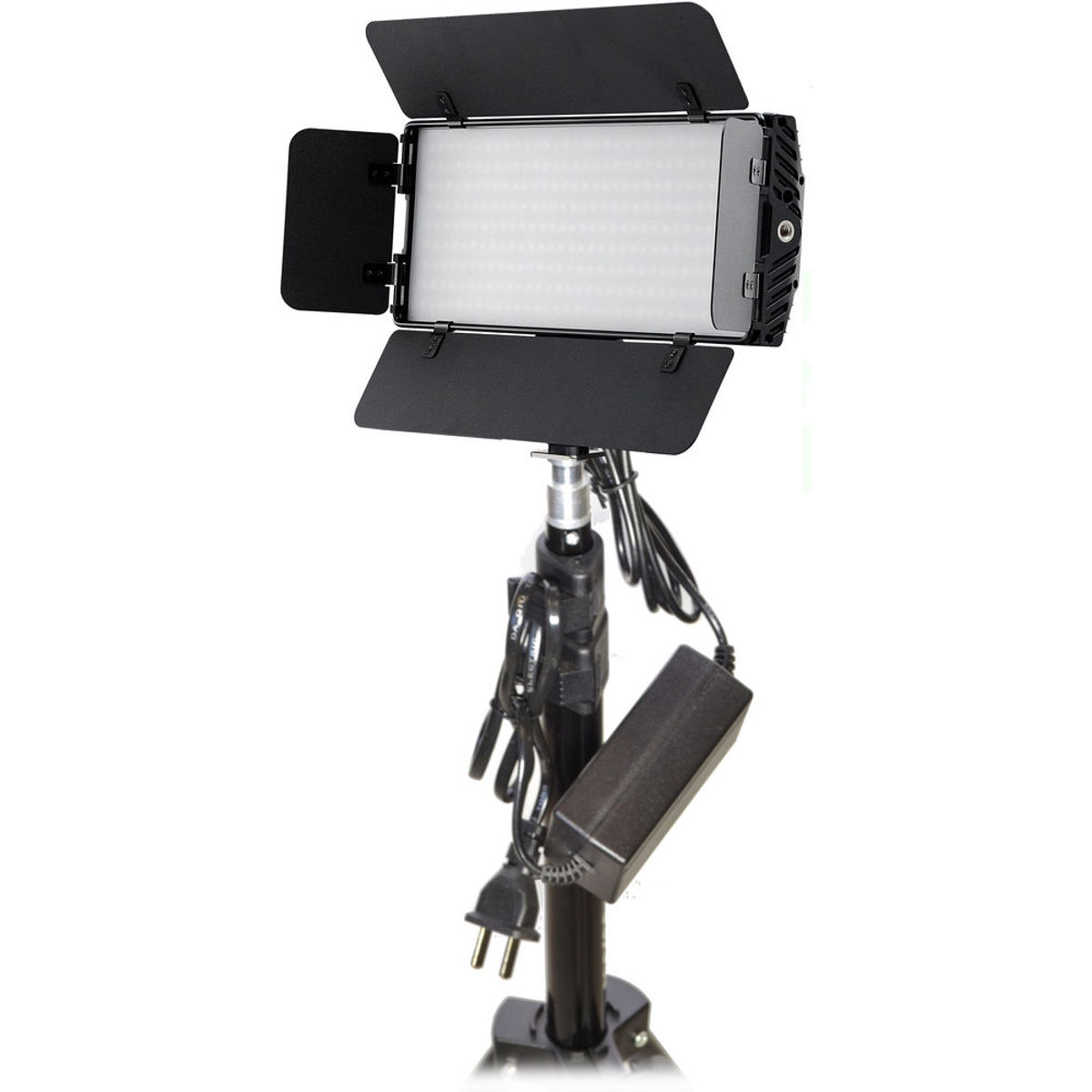 

Bescor Photon Metal Bi-Color On-Camera LED Light Light Unit w/Light Stand