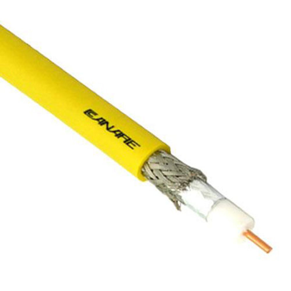 

Canare L-4.5CHD 100m 75 Ohms Digital Video Super Low Loss Coaxial Cable, Yellow