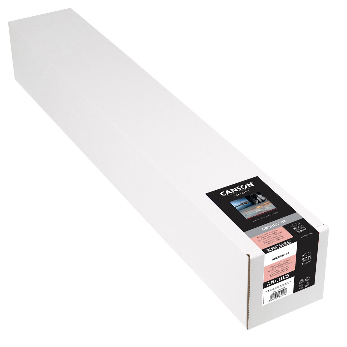 

Canson Infinity ARCHES 88 Pure White Matte Inkjet Paper, 36"x50' Roll