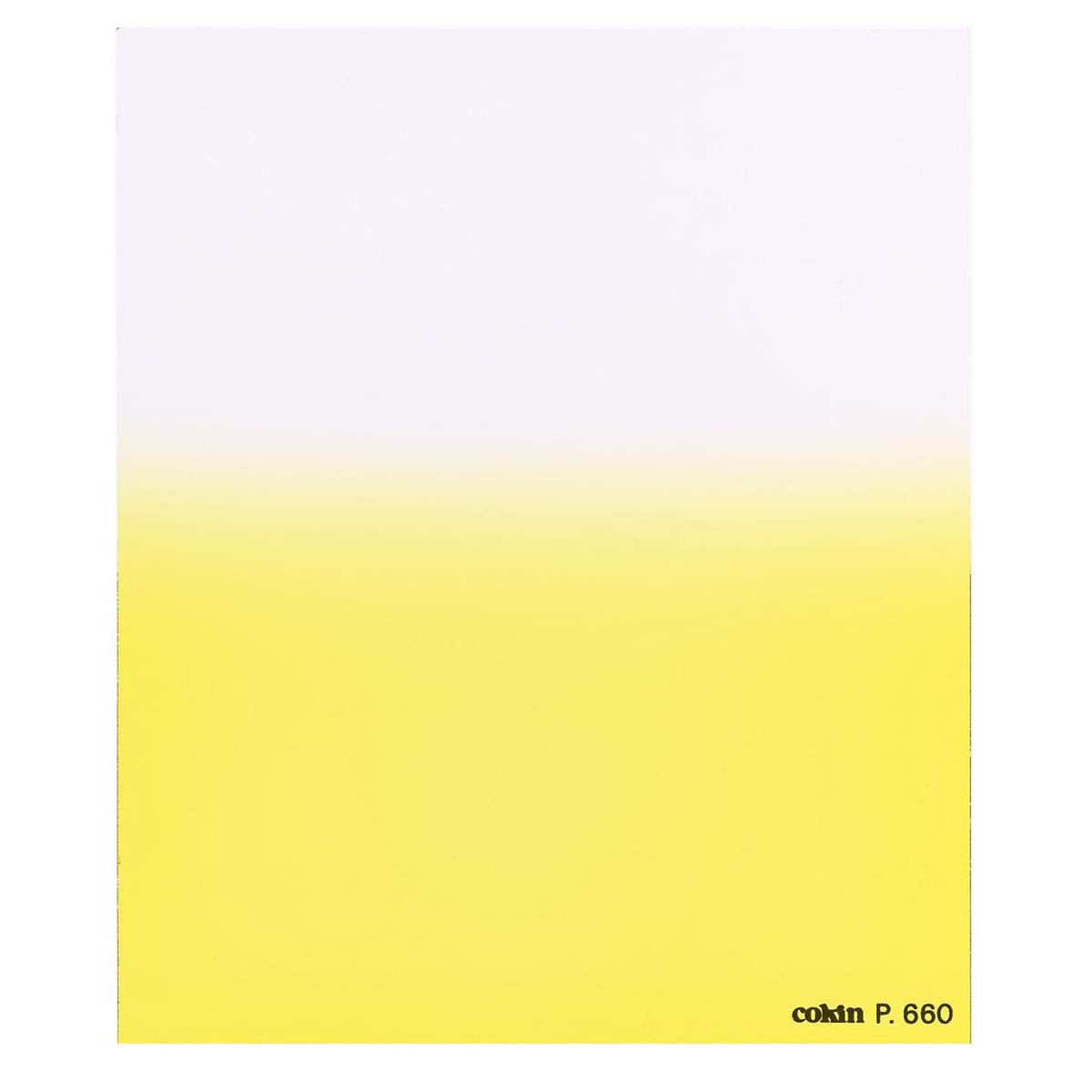 

Cokin P660 Y1 - Graduated Fluorescent Yellow Filter - Hard Edge, 1/3-Stop, "P"