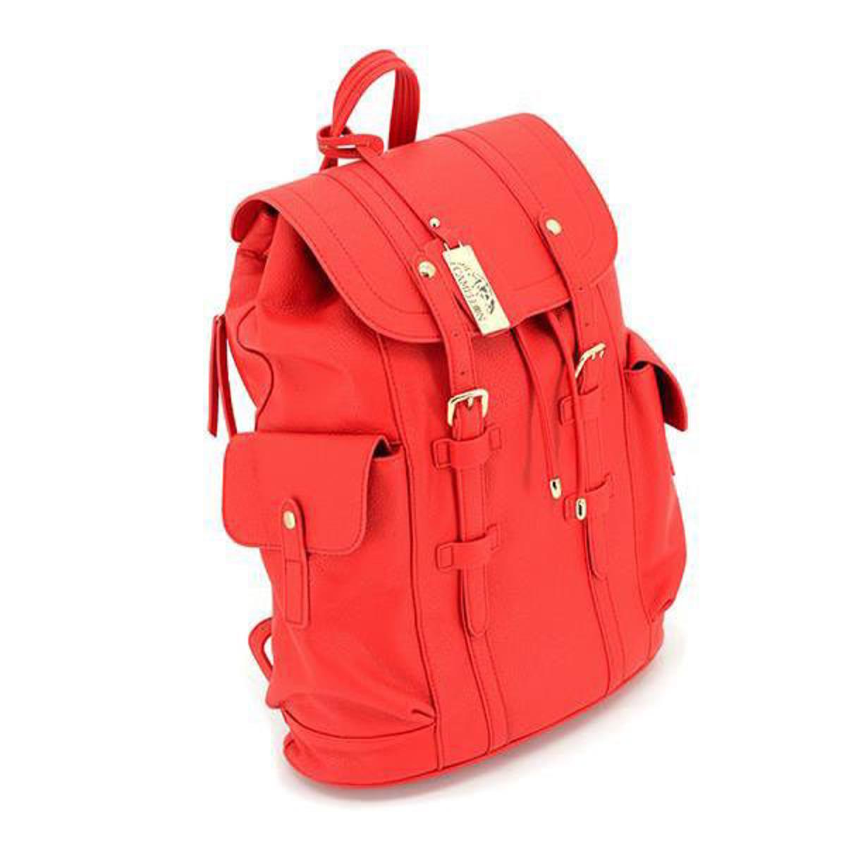 

Cameleon Equinox Backpack with Concealed Carry Compartment, Red Vegan Leather