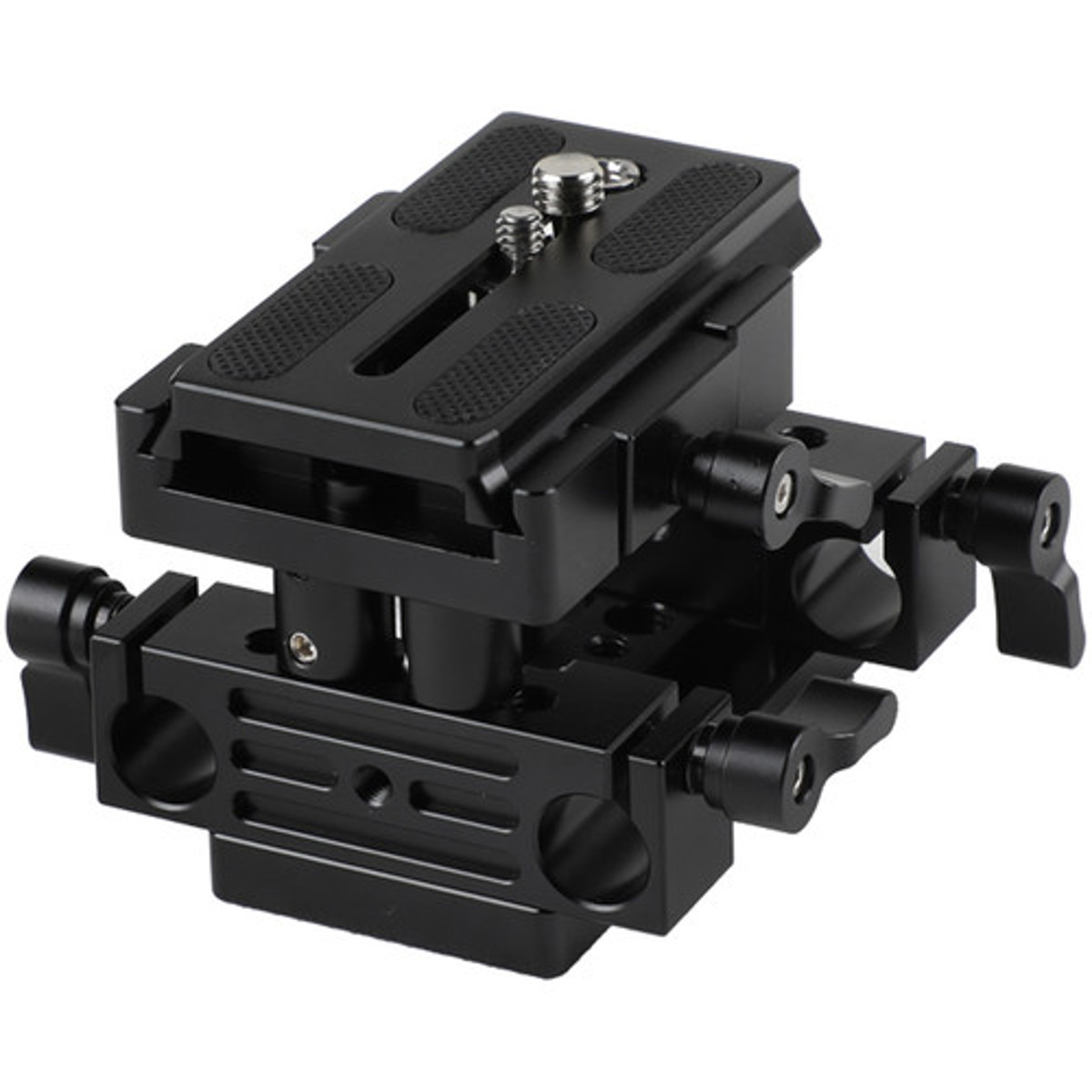 

CAMVATE Manfrotto-Style Quick Release Plate with 15mm Dual Rod Clamp