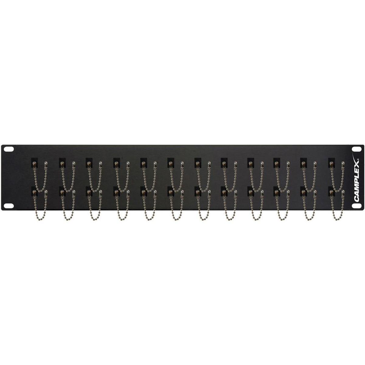 

Camplex 24-Port SC Simplex Multimode Feed-Thru Panel