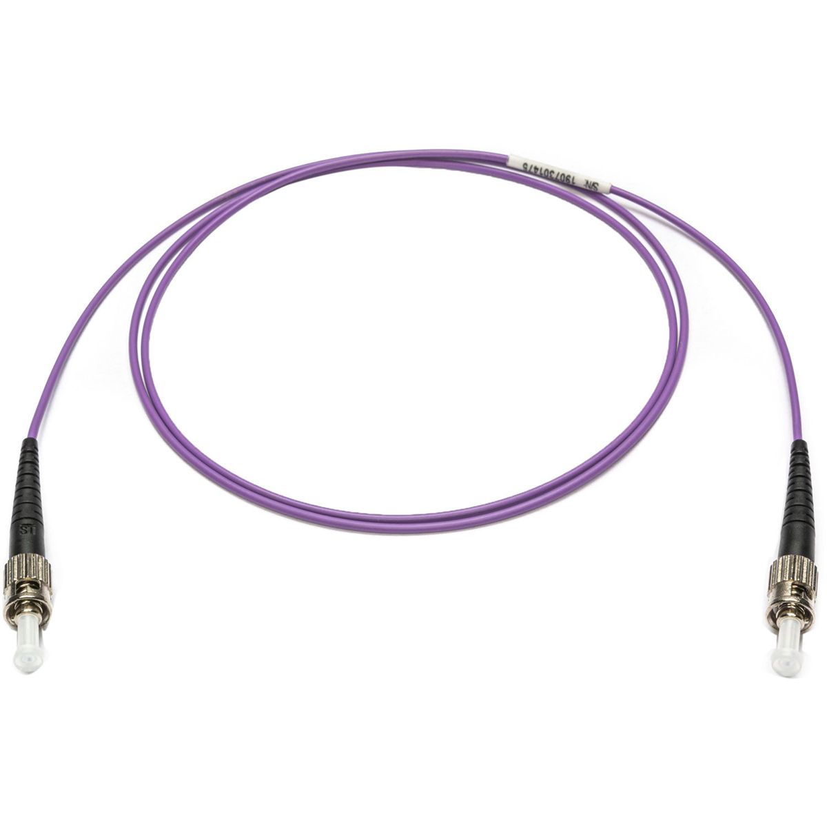 

Camplex 3.28' OM4 50/125 10/40/100G MM Simplex ST-ST Armored Patch Cable, Purple