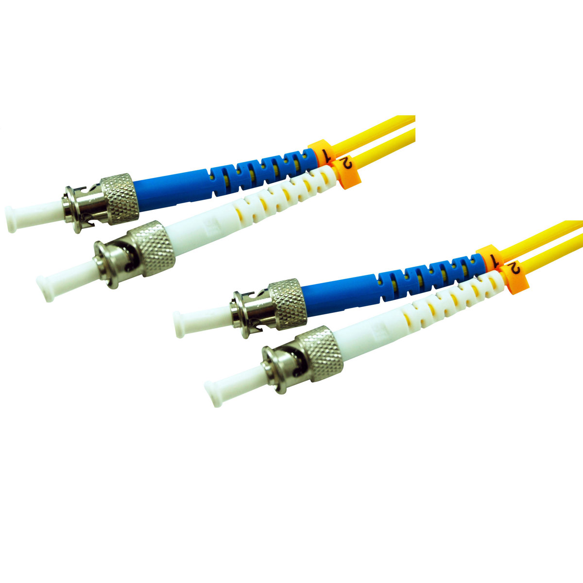 

Comprehensive 150m/492.12' ST to ST 9/125 SM 3.0mm Duplex Plenum Patch Cable