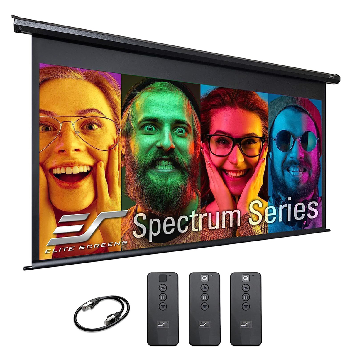 

Elite Screens Spectrum 84" 16:9 4K/8K MaxWhite 2 Motorized Projection Screen