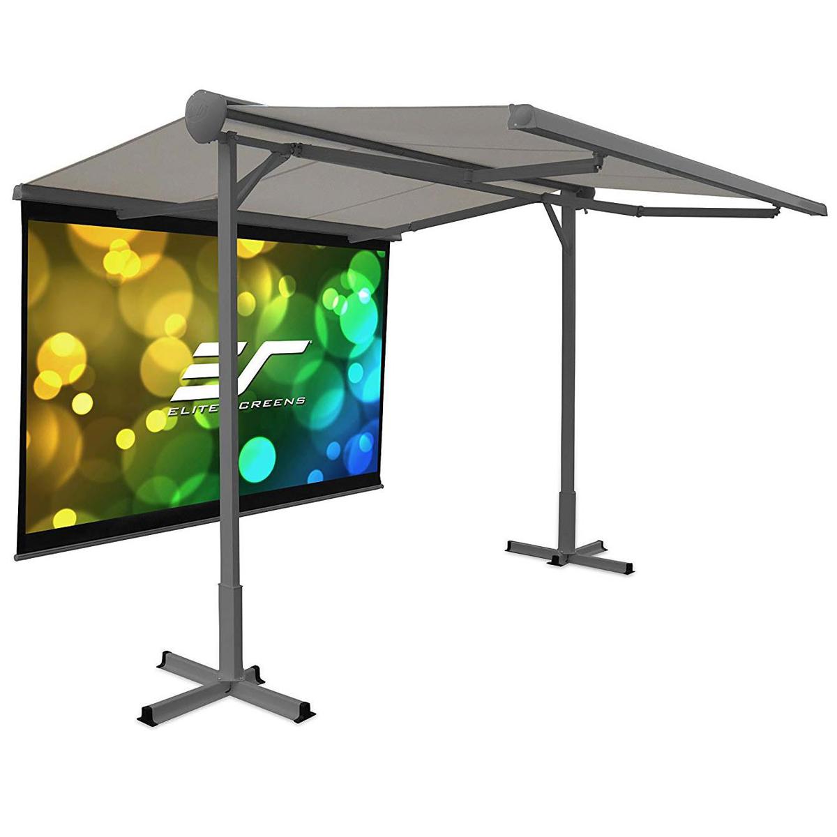 

Elite Screens 11x10' Free-Standing Shade with 100" MaxWhite B Projection Screen