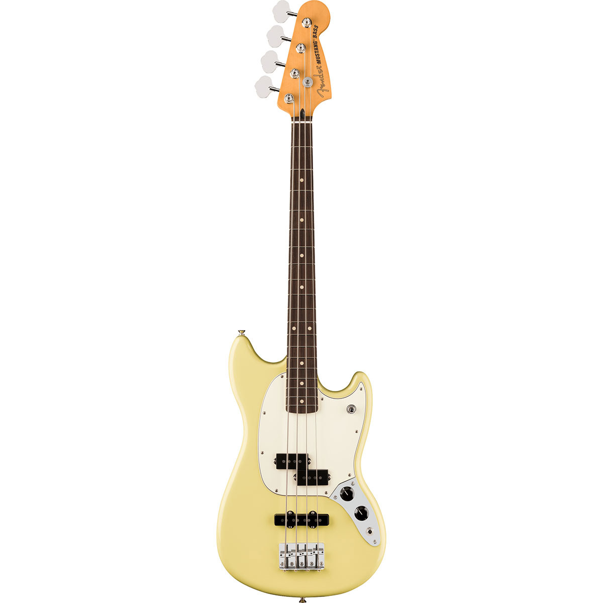 

Fender Player II Mustang Bass PJ Guitar, Rosewood Fingerboard Hialeah Yellow