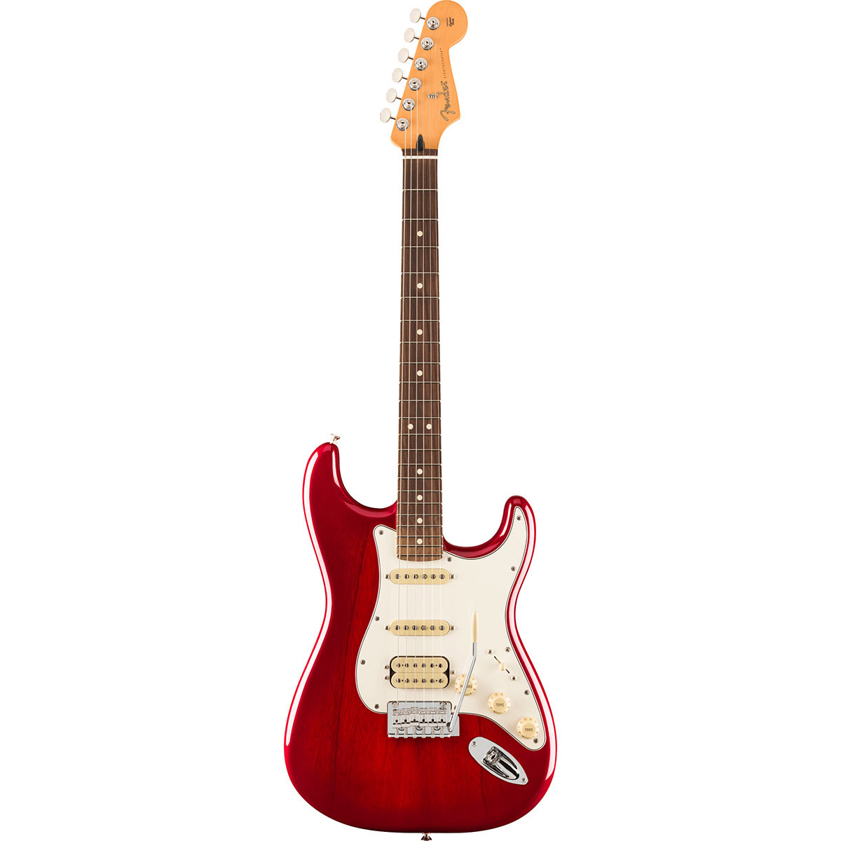 

Fender Player II Stratocaster HSS Electric Guitar, Rosewood Fingerboard Transparent Cherry Burst