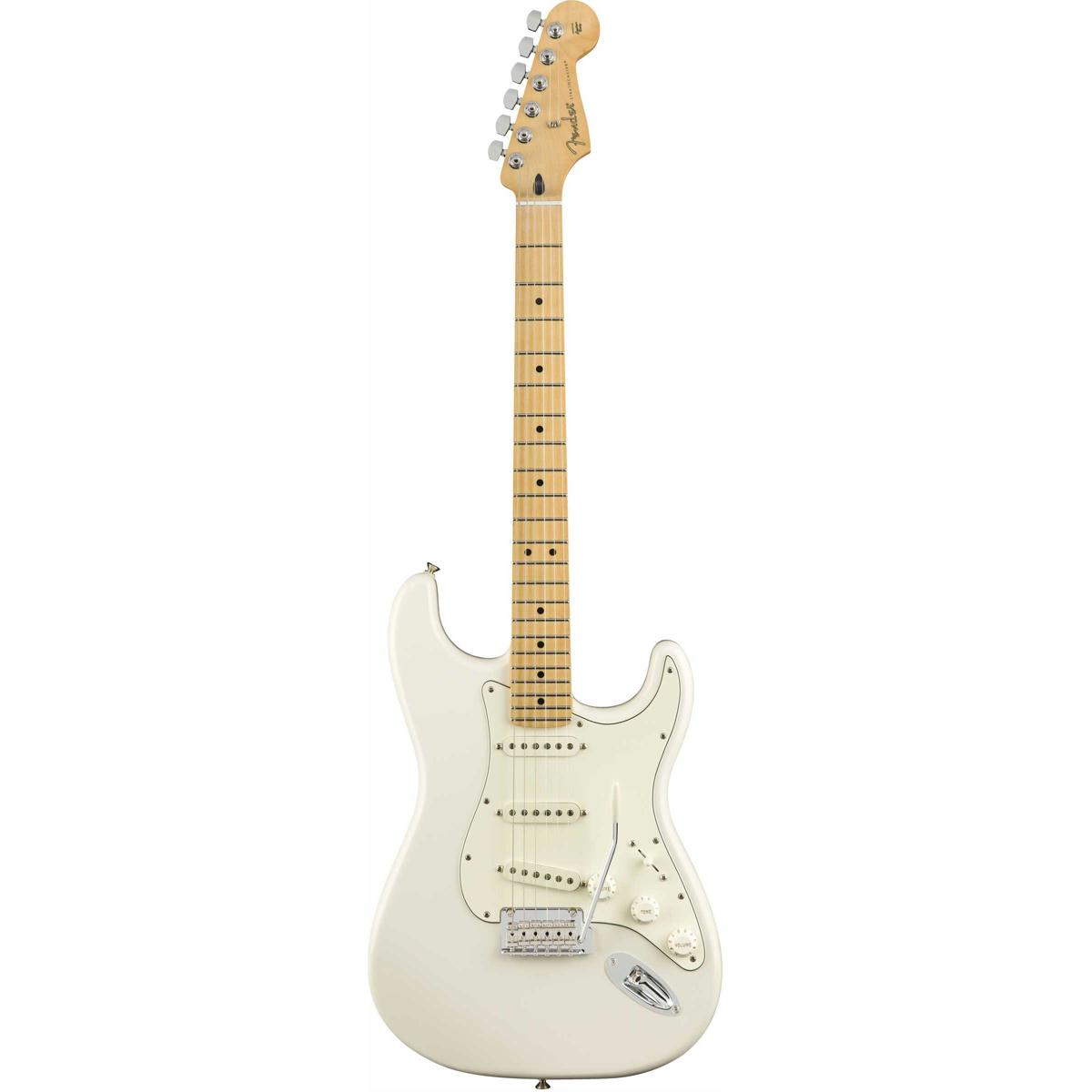 

Fender Player Stratocaster Electric Guitar, Maple Fingerboard, Polar White